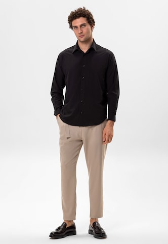Antioch Slim fit Button Up Shirt in Black