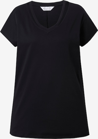 T-shirt MIAMODA en noir : devant