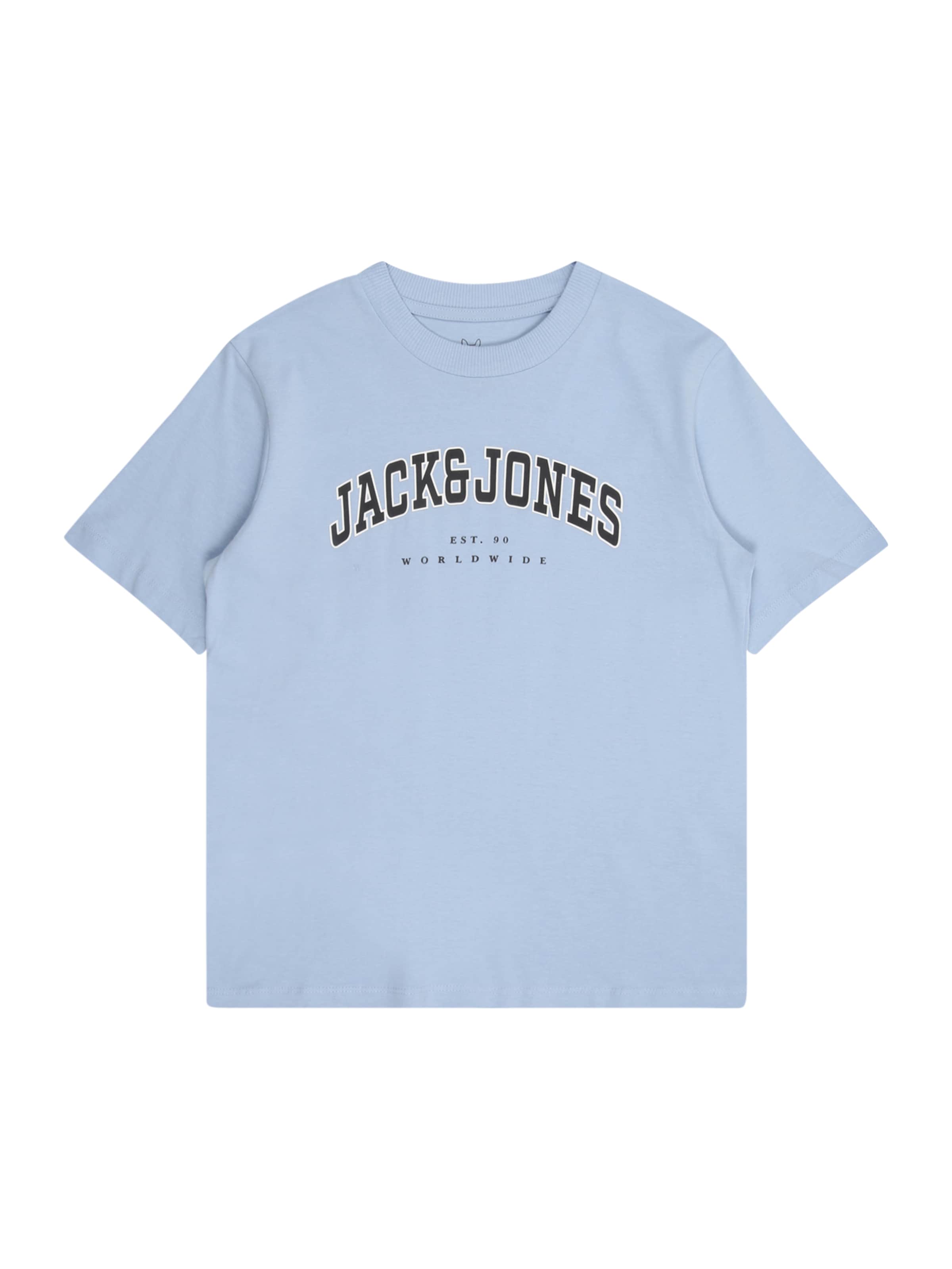Jack & Jones Junior Tričko 'JJECaleb' – modrá: přední strana