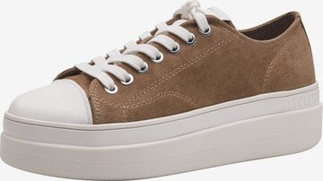 TAMARIS Sneakers laag in Bruin: voorkant