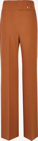 Loosefit Pantalon à plis Nicowa en marron : devant