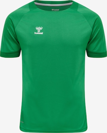 Hummel - Camisola de futebol em verde: frente