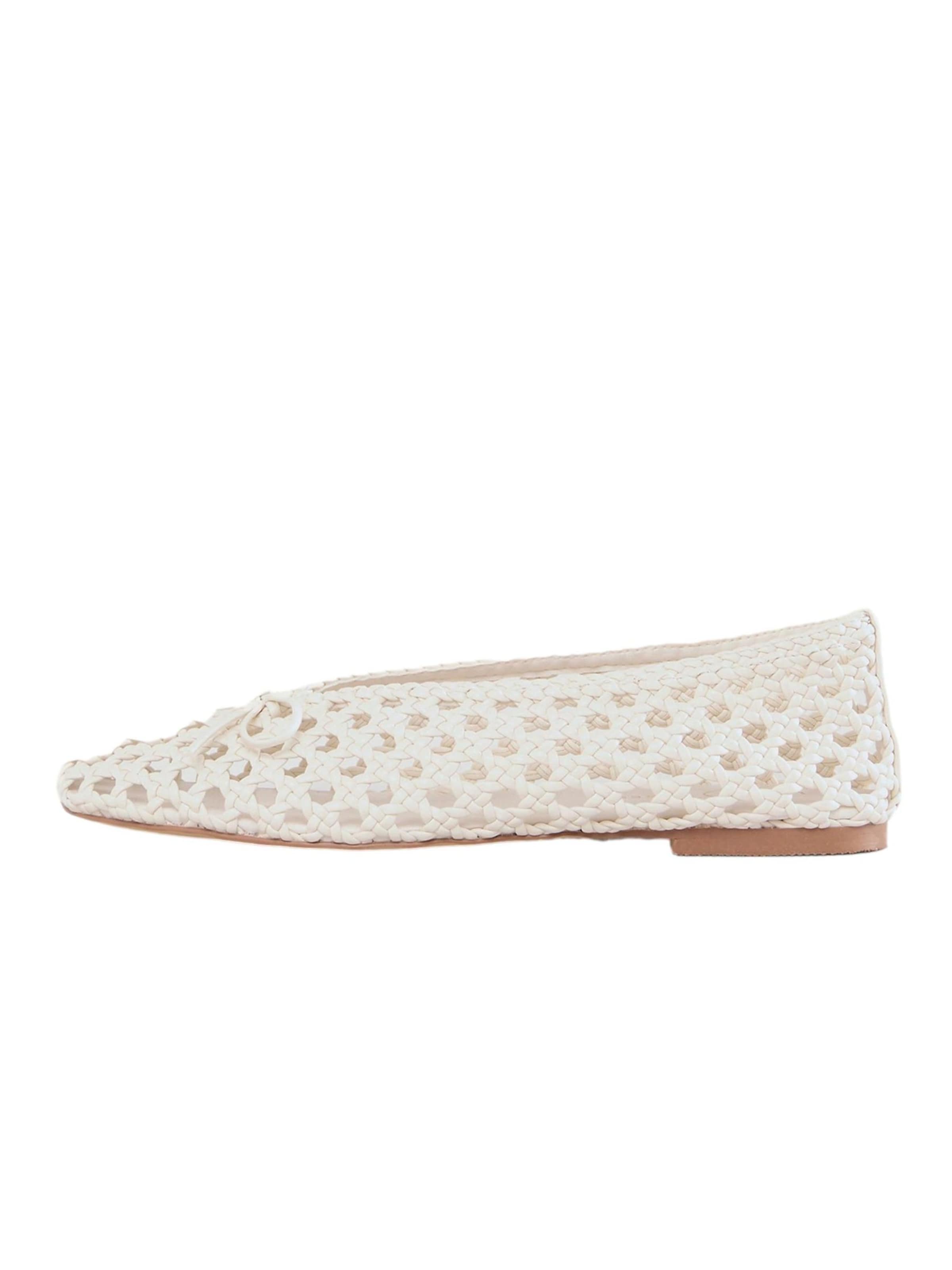 love & roses - Bailarina en beige: frente