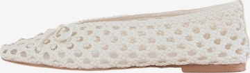 love & roses - Bailarina en beige: frente