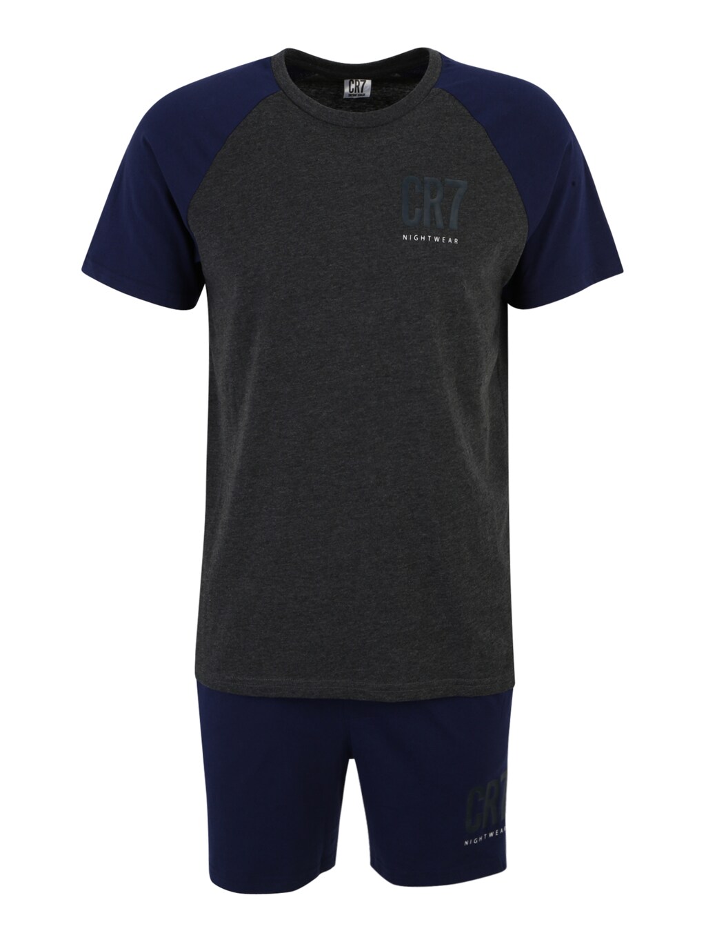 Set Pigiama Uomo CR7 – Maniche Corte, Cotone E Elastan, Cintura Con Logo, Per Relax E Sonno