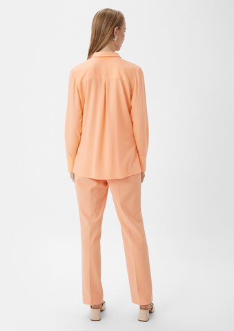 COMMA Bluse i orange: tilbage