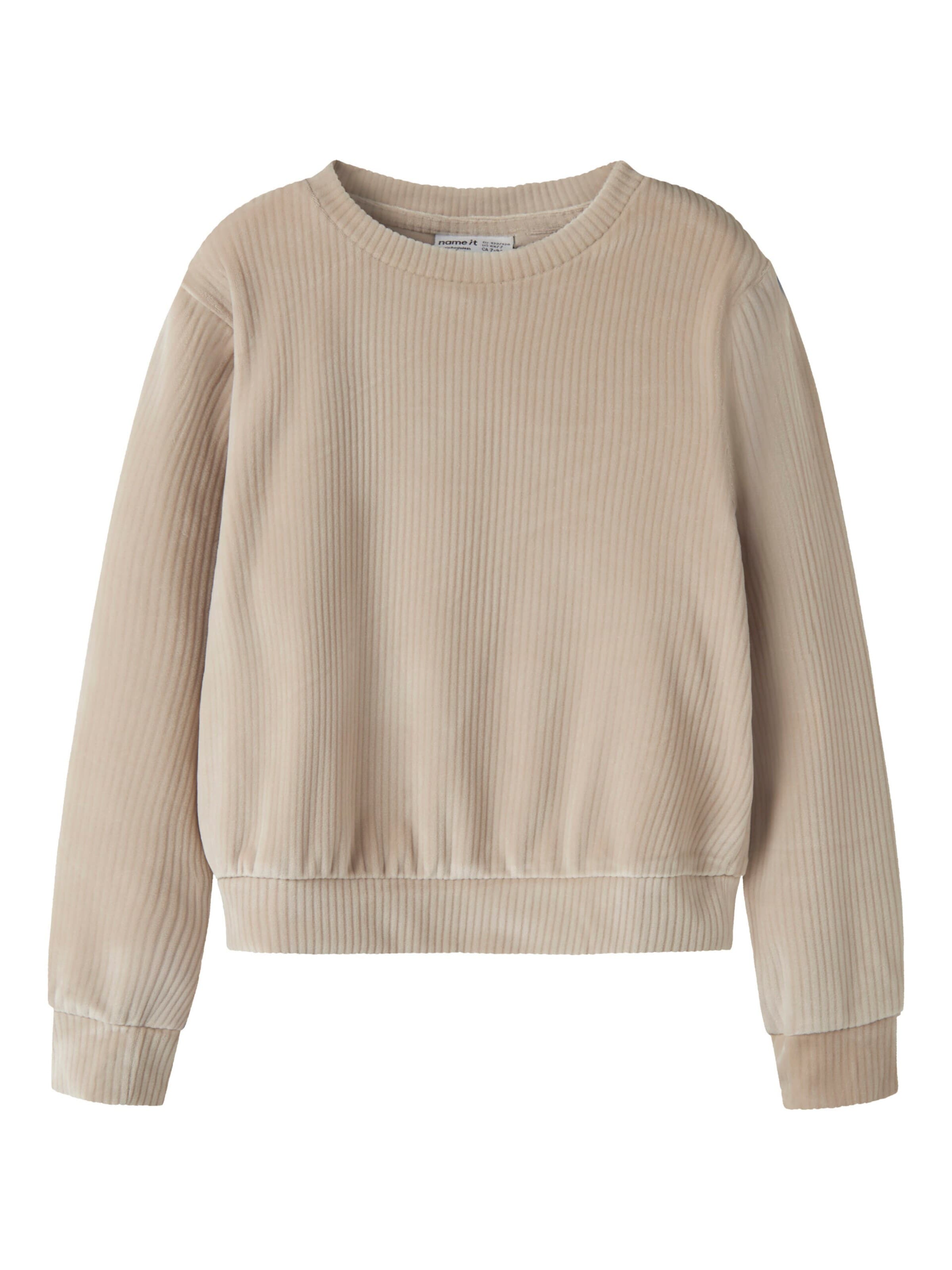 NAME IT Sweatshirt in Bruin: voorkant