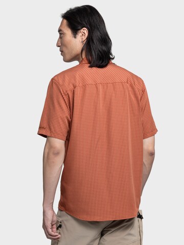 Coupe regular Chemise 'CIRC Dalfoss' Schöffel en marron