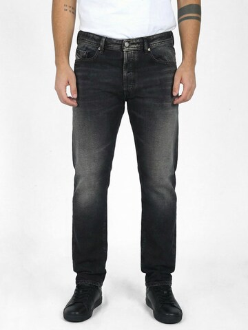 DIESEL - Tapered Vaquero 'BUSTER-X' en negro: frente