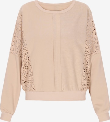 Sweat-shirt MAIRE en bleu : devant