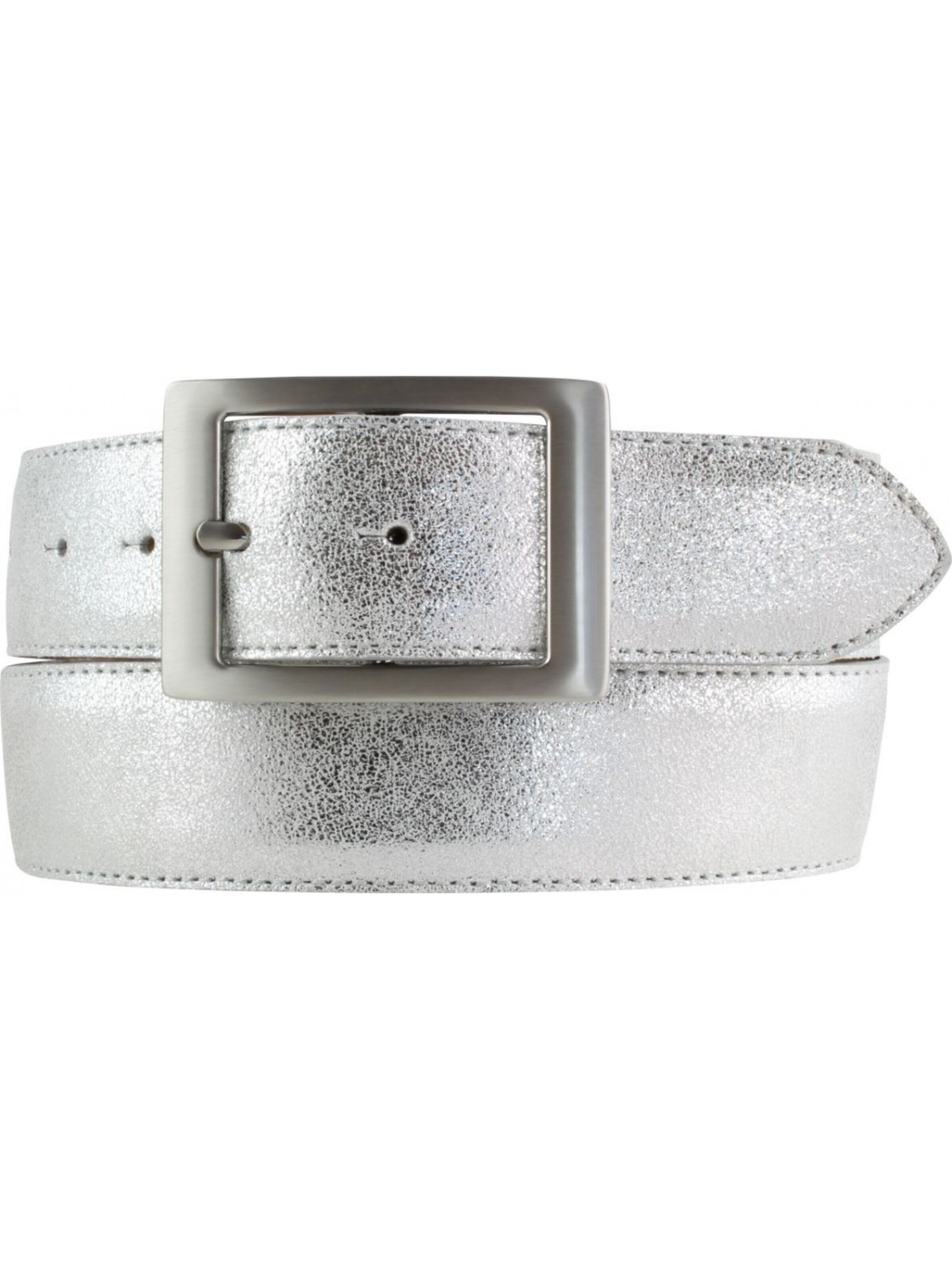 BELTINGER Gürtel 'Sassarii'‌‌‌‌‌‌‌‌‌ in Silber: Vorderseite