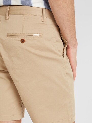 GANT - Slimfit Calças chino em bege