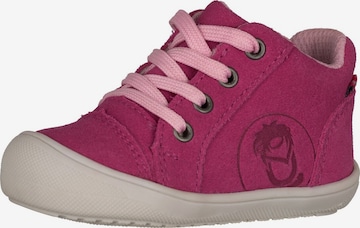 TROLLKIDS First-Step Shoes in Pink: front