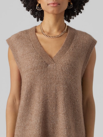VERO MODA Sweater 'MILI' in Brown