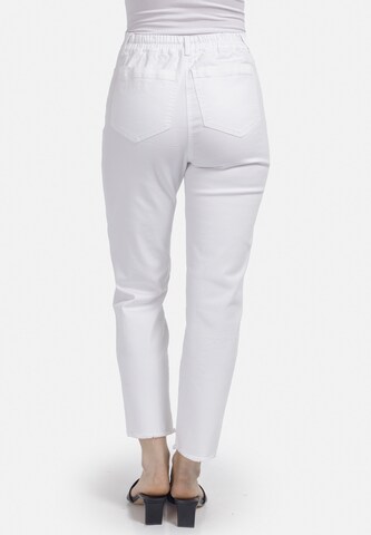 Coupe slim Pantalon HELMIDGE en blanc