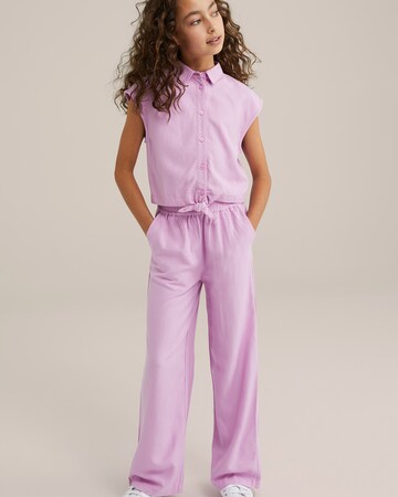 Camicia da donna di WE Fashion in lilla