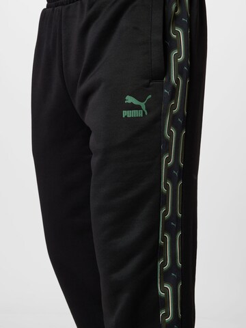 Regular Pantaloni sport 'Psychedelic' de la PUMA pe negru