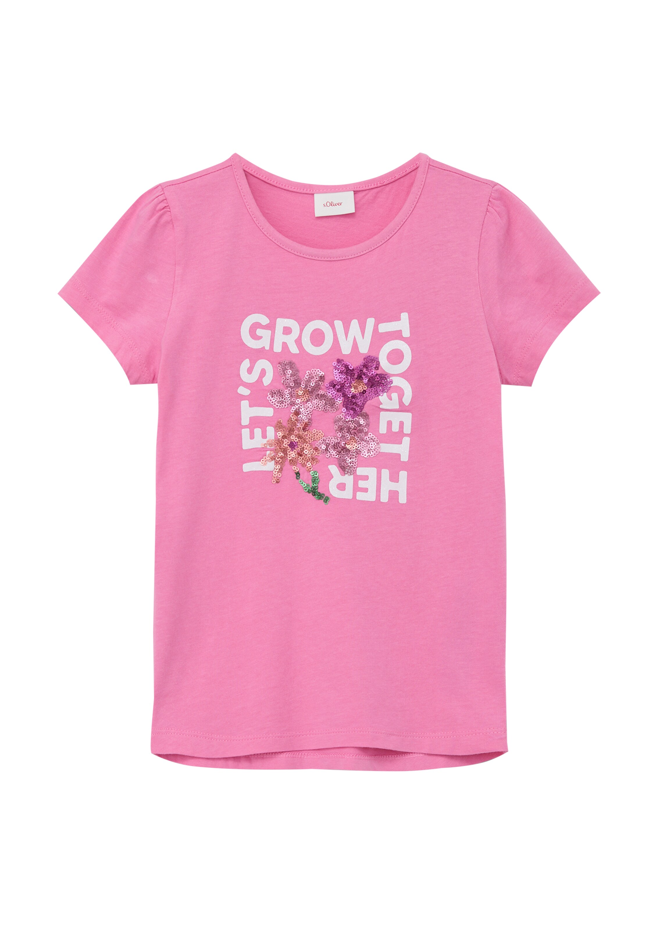 T-Shirt s.Oliver en rose : devant