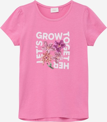 s.Oliver T-Shirt in Pink: predná strana