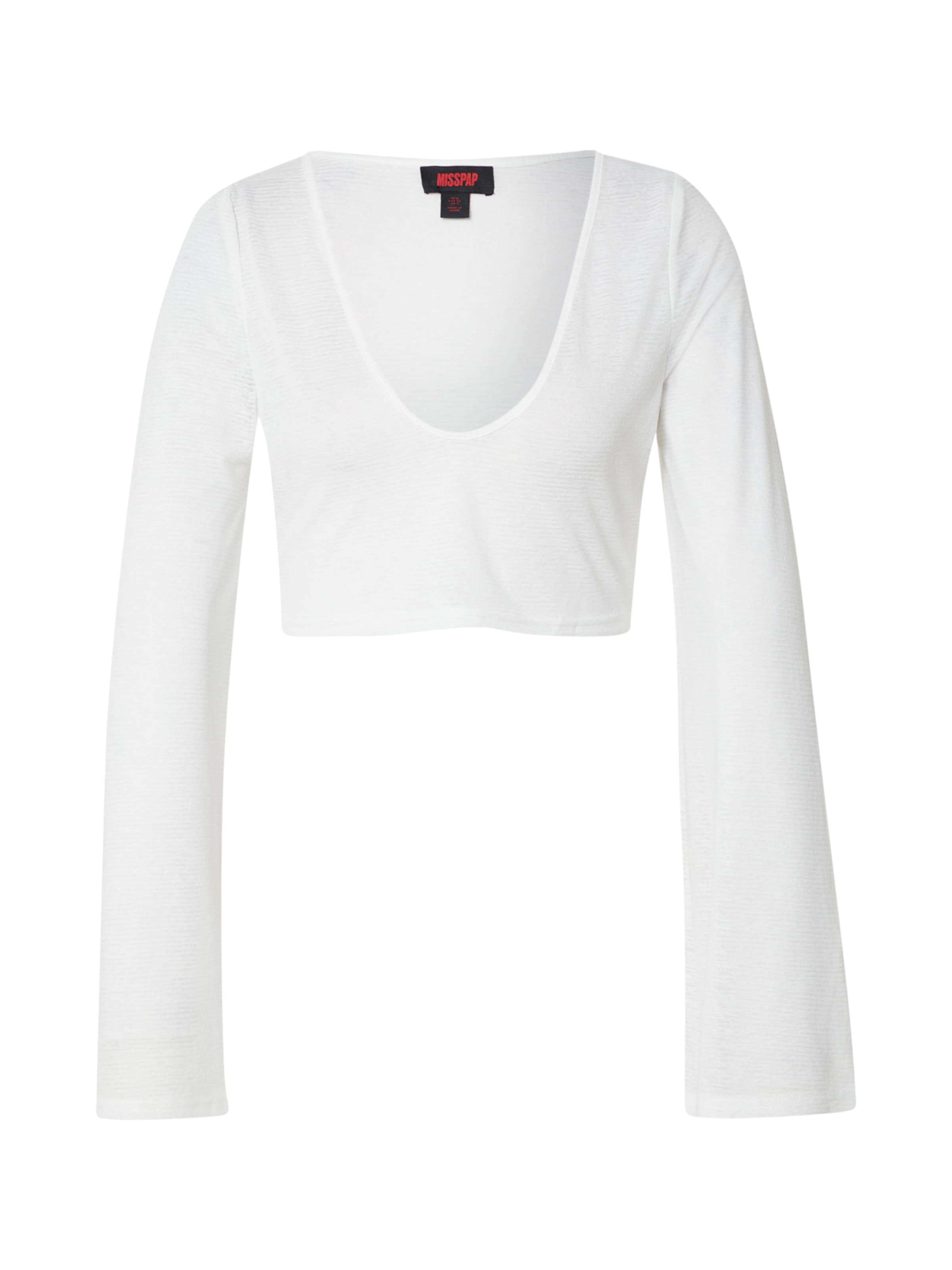 Misspap T-shirt i vit: framsida