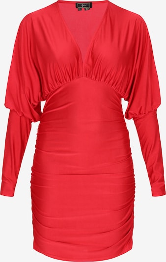 Kokteilinė suknelė iš faina, spalva – raudona, Prekių apžvalga