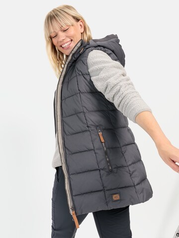 CAMEL ACTIVE Lange Weste mit Kapuze in Blau