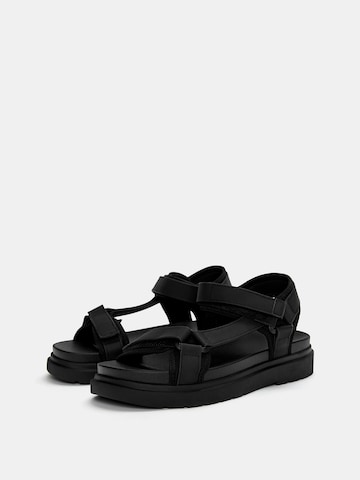 Sandales Pull&Bear en noir