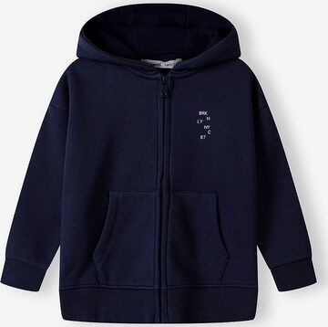 Veste de survêtement MINOTI en bleu : devant