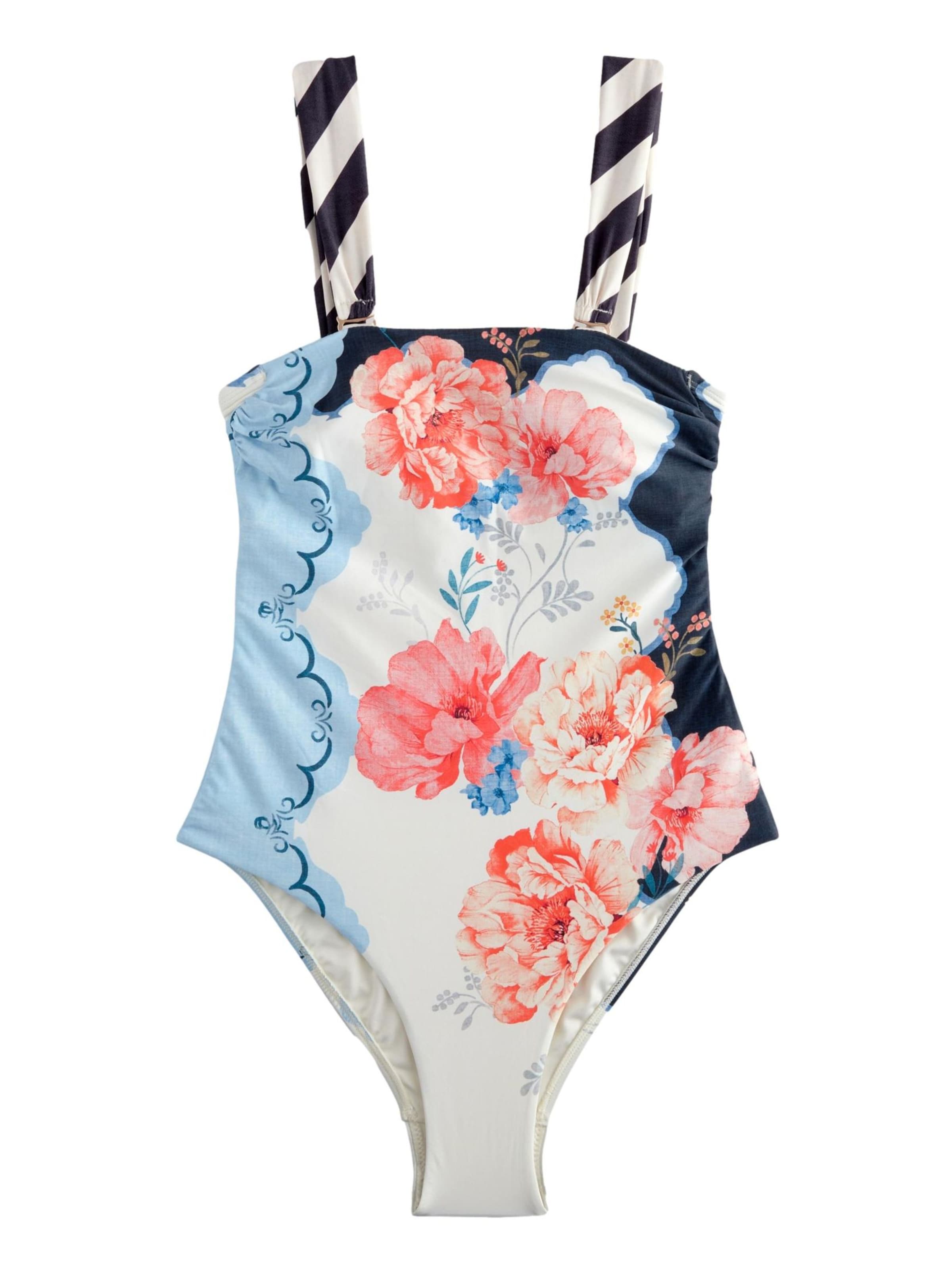 Next Bez ramienok Jednodielne plavky - Zmiešané farby: predná strana