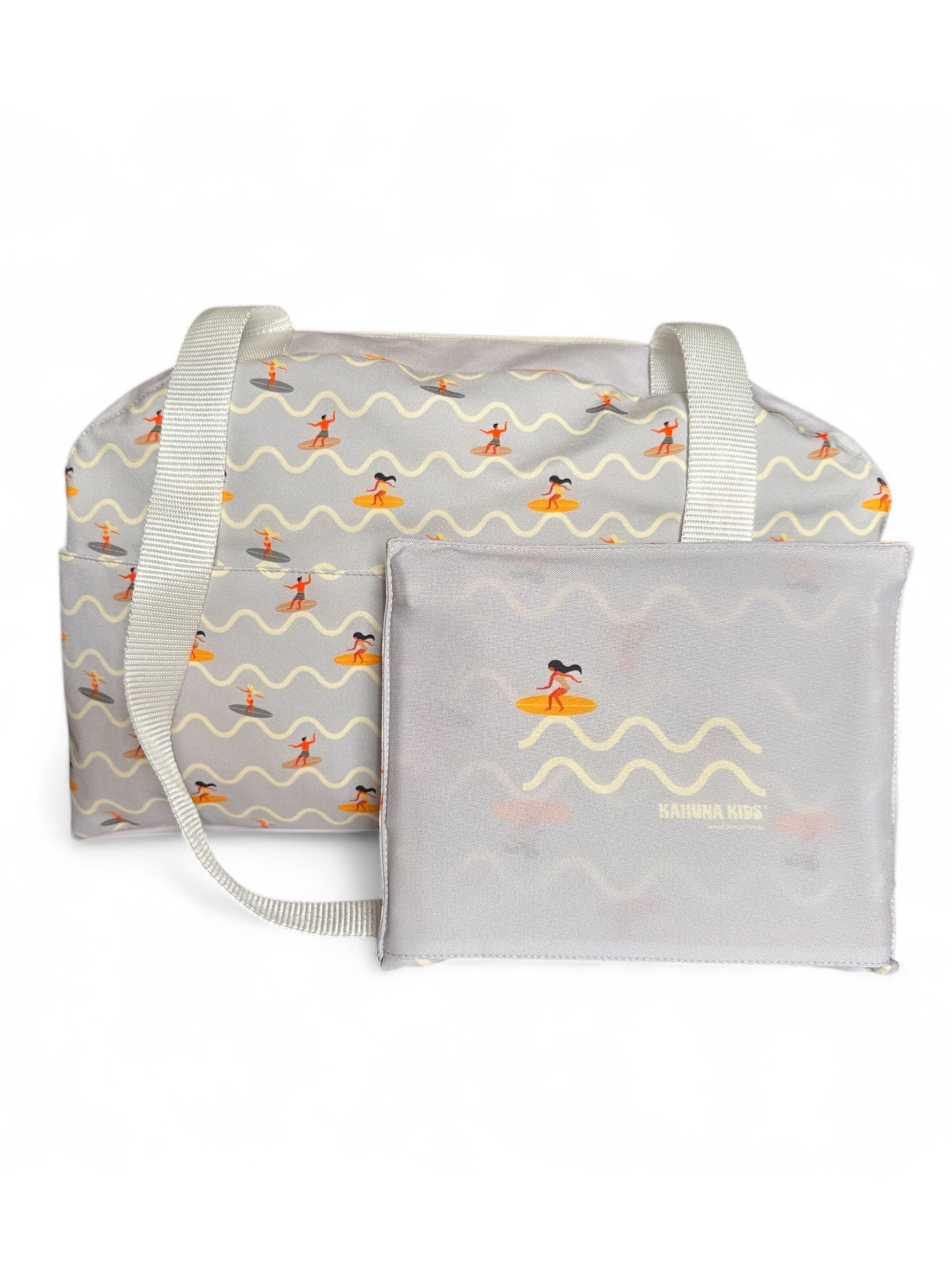 Kahuna Kids - Bolsa para pañales 'Set' en beige: frente