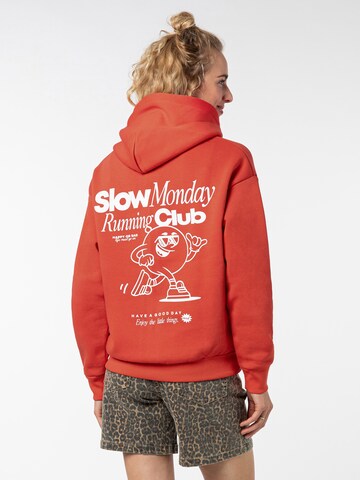 Sublevel Sweatshirt in Rood: voorkant