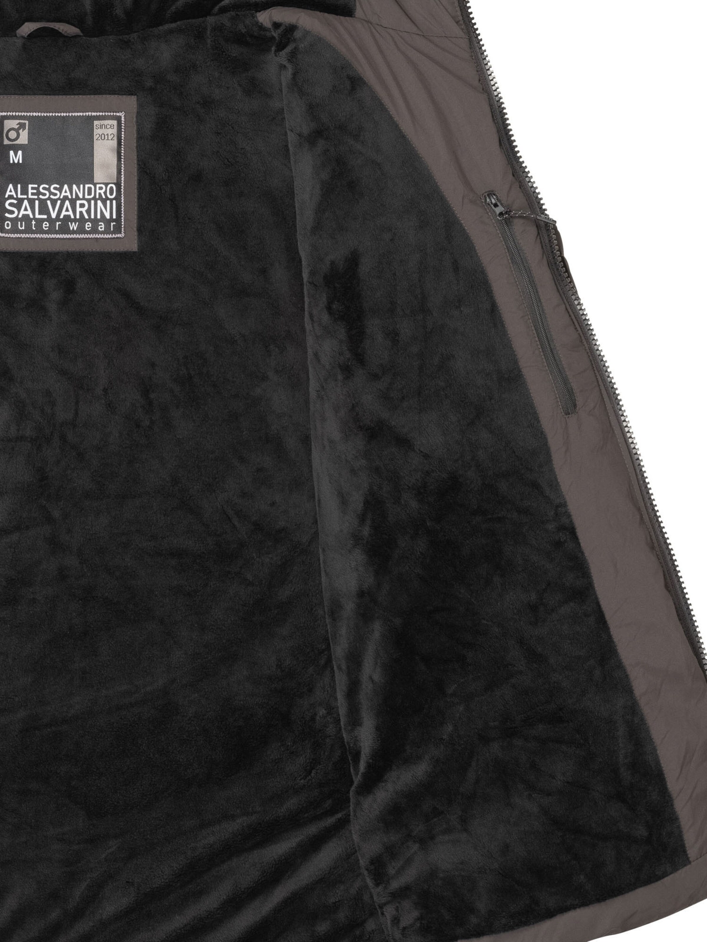 Alessandro Salvarini Winterjas in Bruin