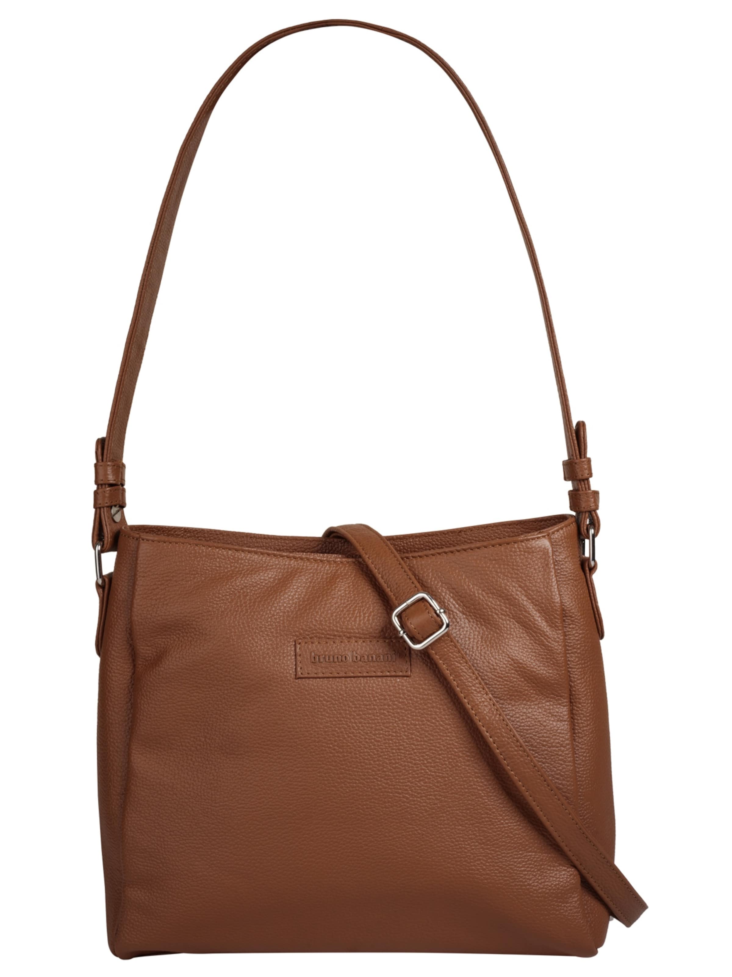 Bruno Banani Shoulder Bag in Brown: front