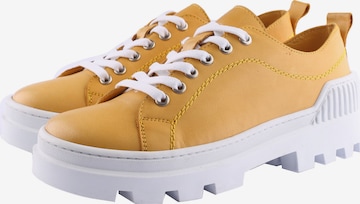 D.MoRo Shoes Sneakers 'Zerofour' in Yellow: front
