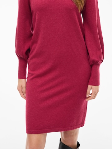 Rochie tricotat 'VIKERRY' de la VILA pe roșu