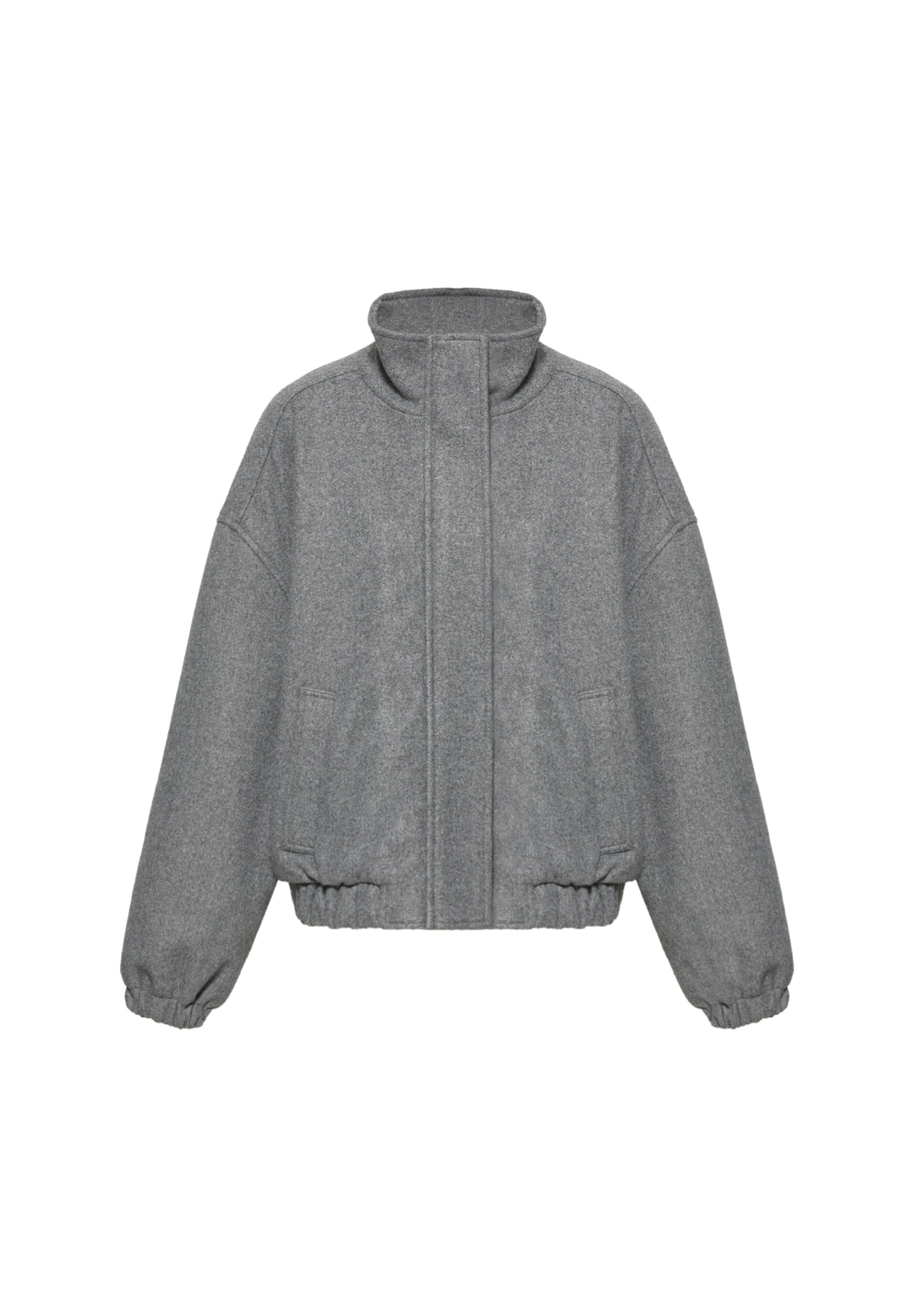 Pull&Bear Between-Season Jacket 'PACIFIC' in Grey: front