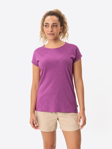 VAUDE Performance shirt 'Moja' in Purple: front