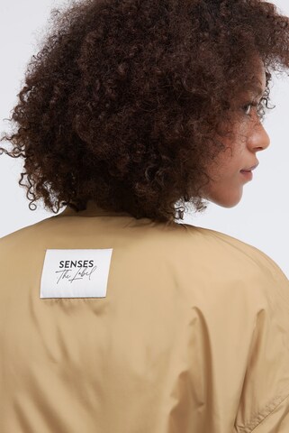 SENSES.THE LABEL Between-Season Jacket in Brown
