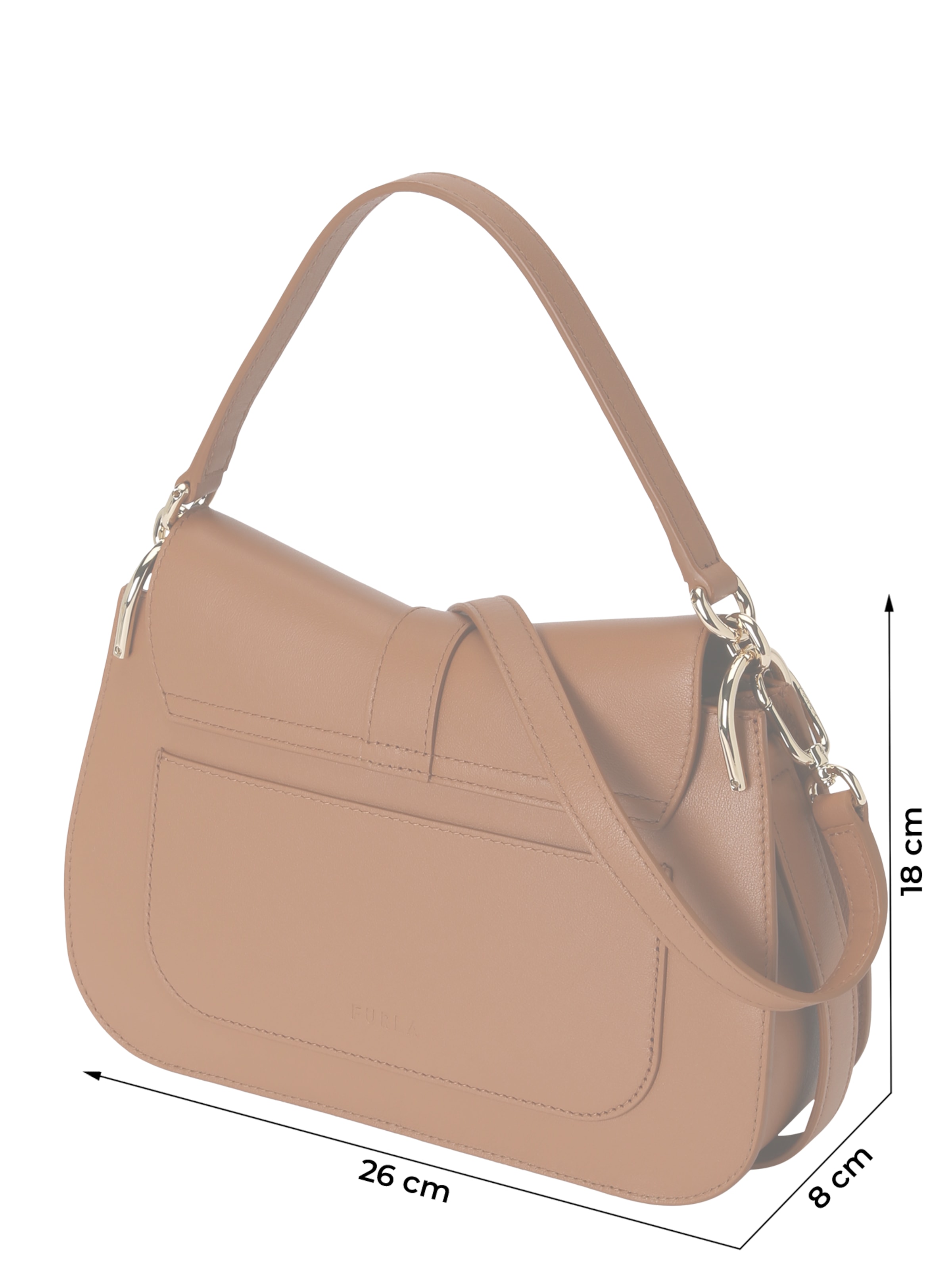 Sac bandoulière FURLA en marron