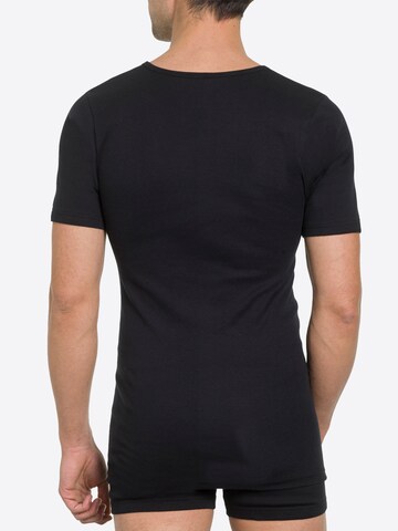Haasis Bodywear Unterhemd in Schwarz