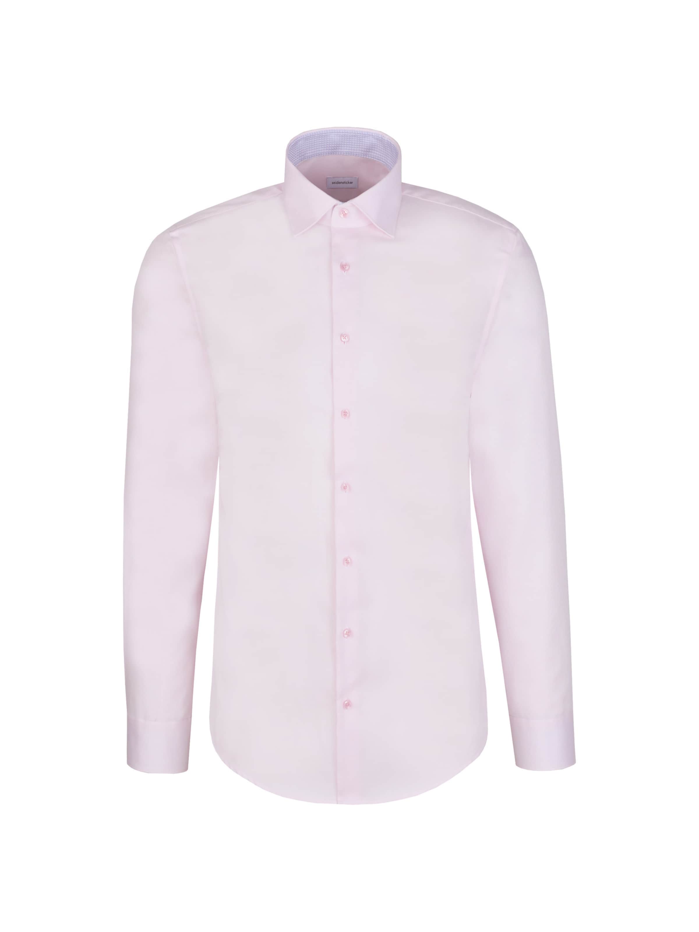 Chemise business 'Schwarze Rose' SEIDENSTICKER en rose : devant