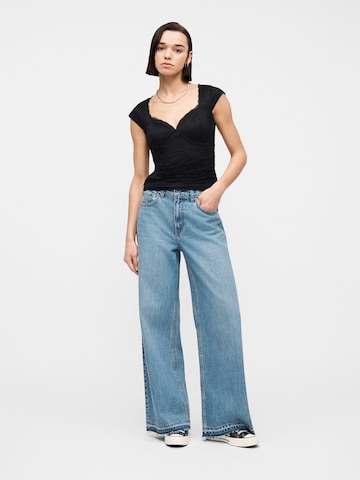 Abercrombie & Fitch Wide leg Jeans in Blue