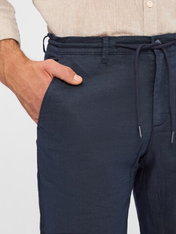 Nils Sundström Regular Pants 'Matt' in Blue