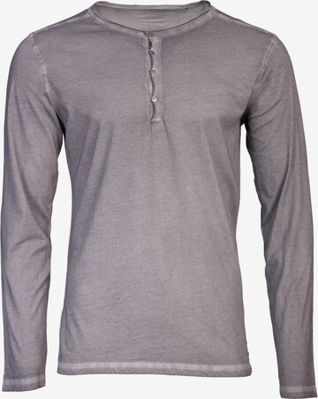 TREVOR'S Langarmshirt in Grau: predná strana