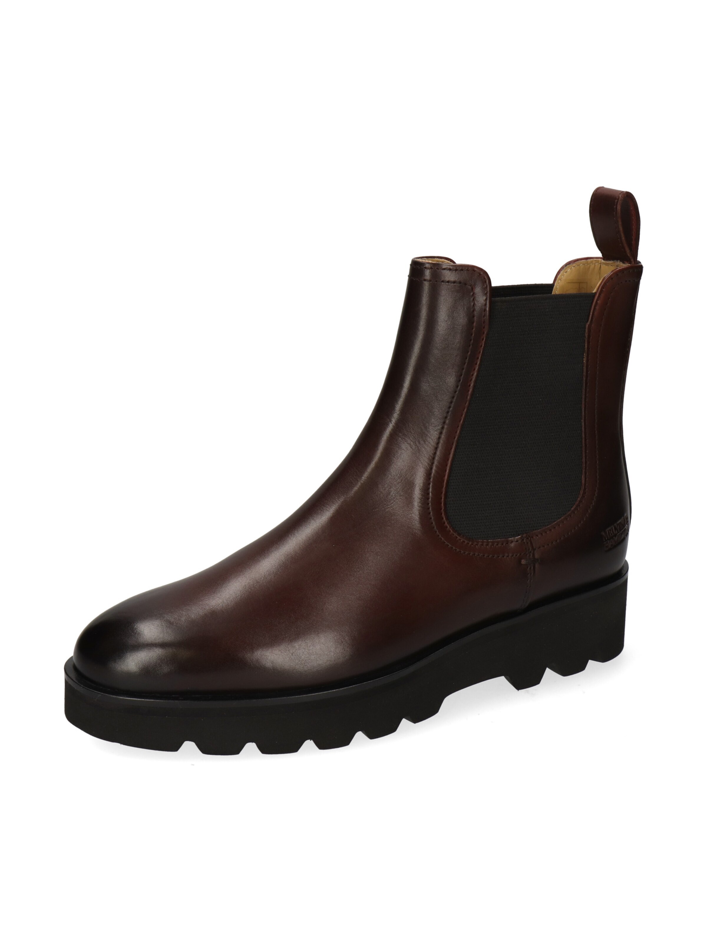 MELVIN & HAMILTON Chelsea Boots 'Susan 100' in Red: front