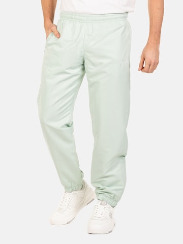 Sergio Tacchini Slim fit Workout Pants 'CARSON 021 ' in Green: front