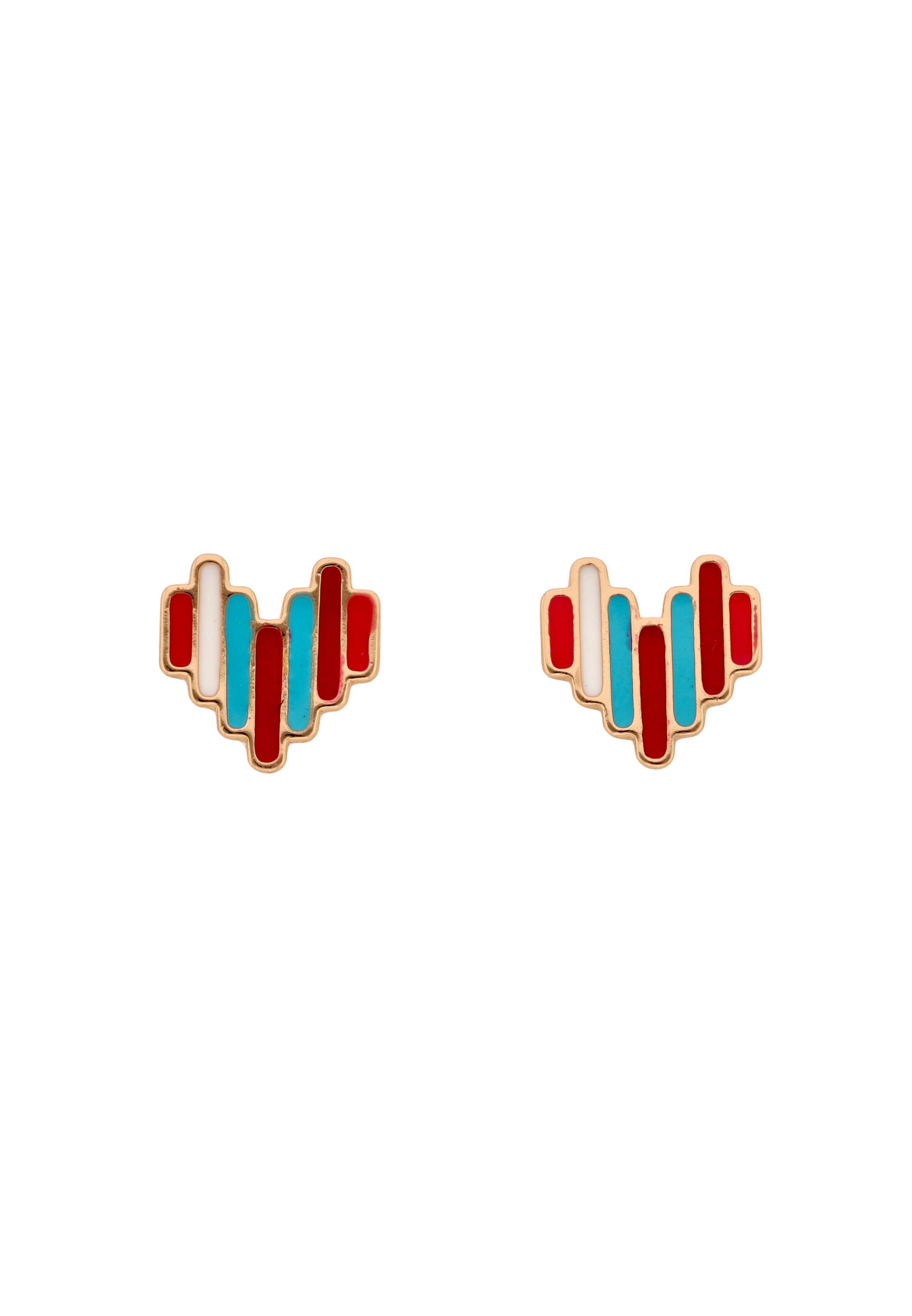 MYMO Earrings in One Size in Blue / Red / White, Item view