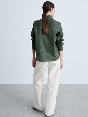 Chemisier MANGO en vert