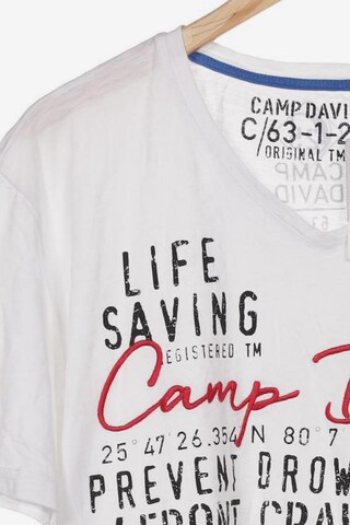 CAMP DAVID T-Shirt XXL in Weiß