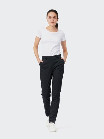 Slimfit Pantaloni chino 'Chiva 7500' di W. Wegener in nero